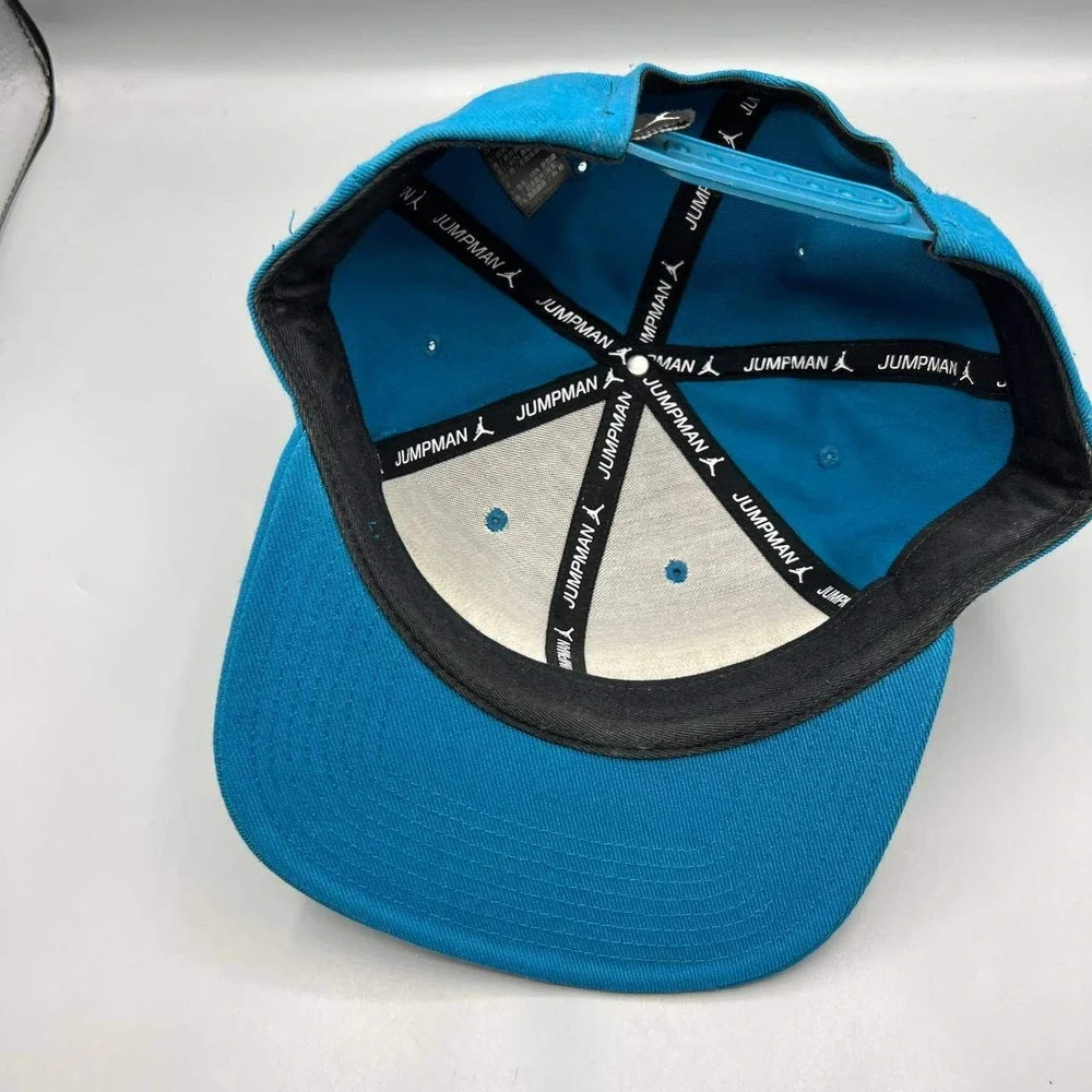 Air Jordan Hat Men‎ Blue Embroidered Green Logo Jumpman Snap Back Cap